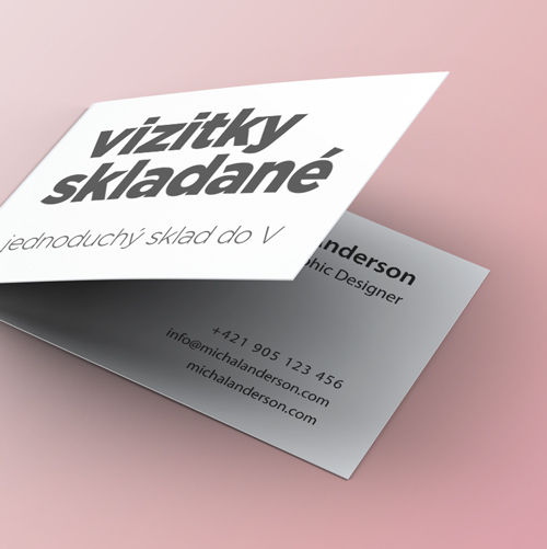 Skladané vizitky I tlač a výroba I copy.sk